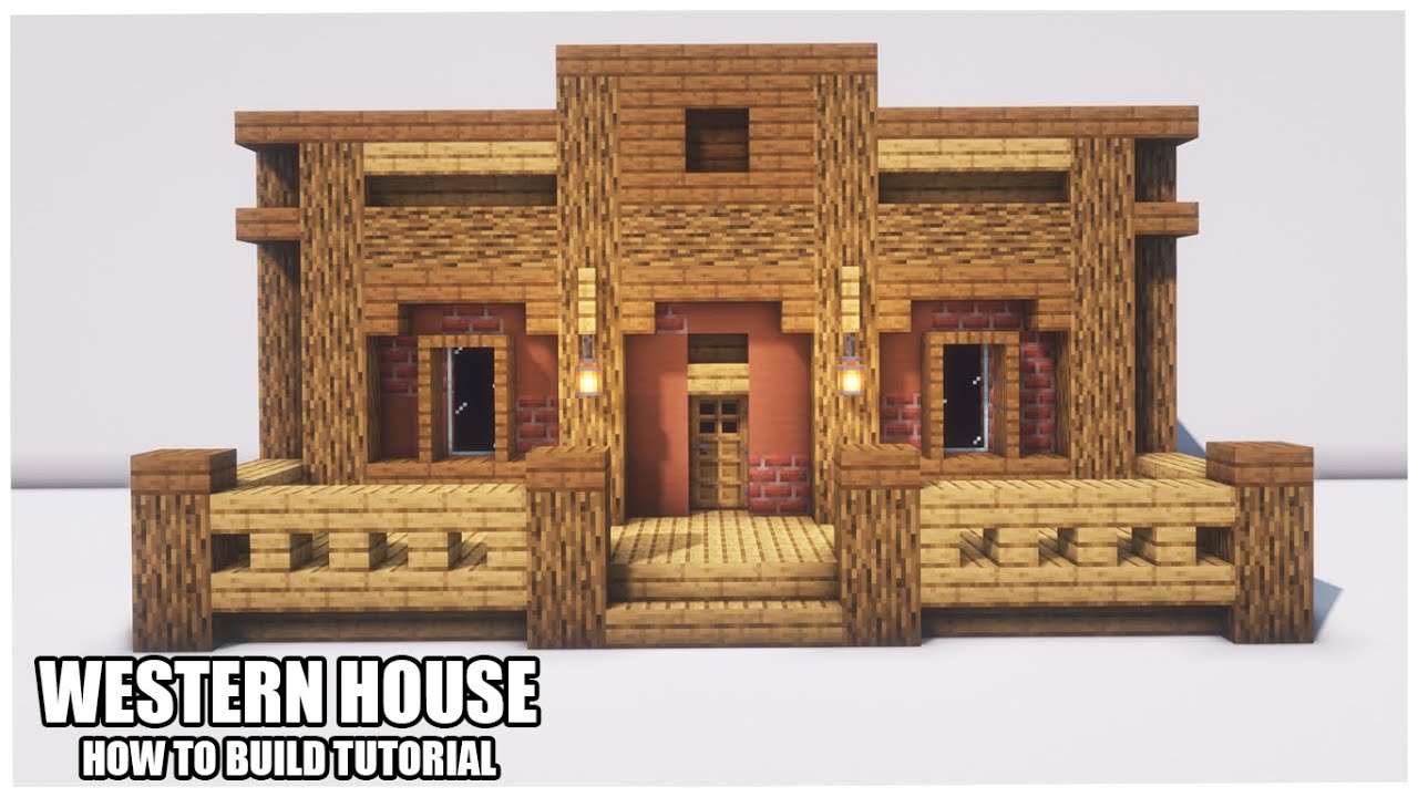 How to Build a Western House | Minecraft