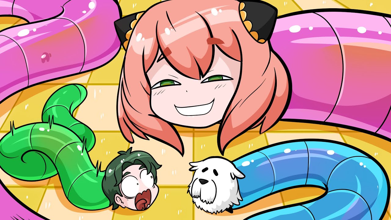 Anya jogou SLITHER.IO DO ROBLOX em 2023 no spyxfamily VR!