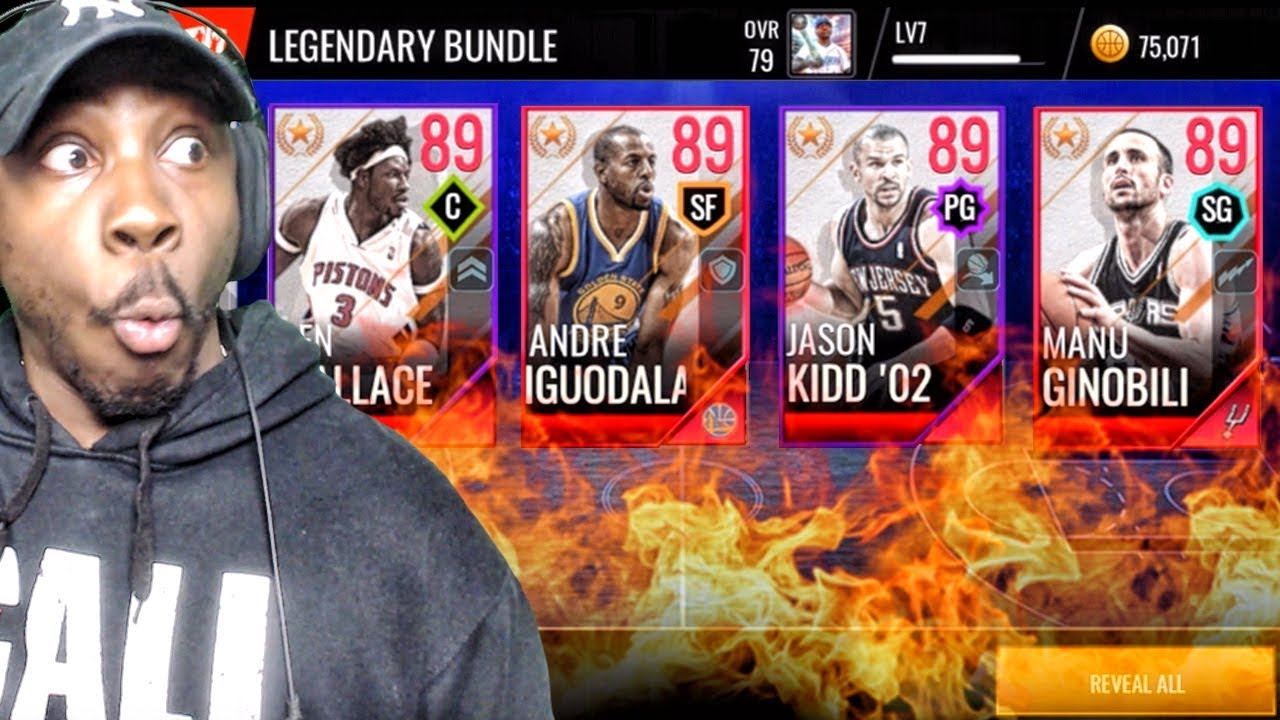 LEGENDARY PACK OPENING ON FIRE w/ELITES! NBA LIVE MOBILE 18 GAMEPLAY! Ep. 8