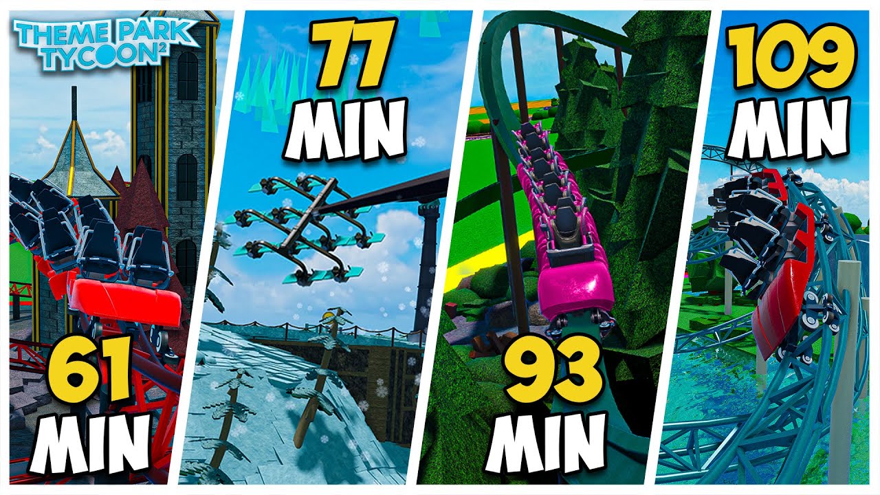 Theme Park Tycoon 2 СТРОЙТЕ СРАЖАЙТЕСЬ, но каждый аттракцион имеет СЛУЧАЙНЫЙ лимит времени!