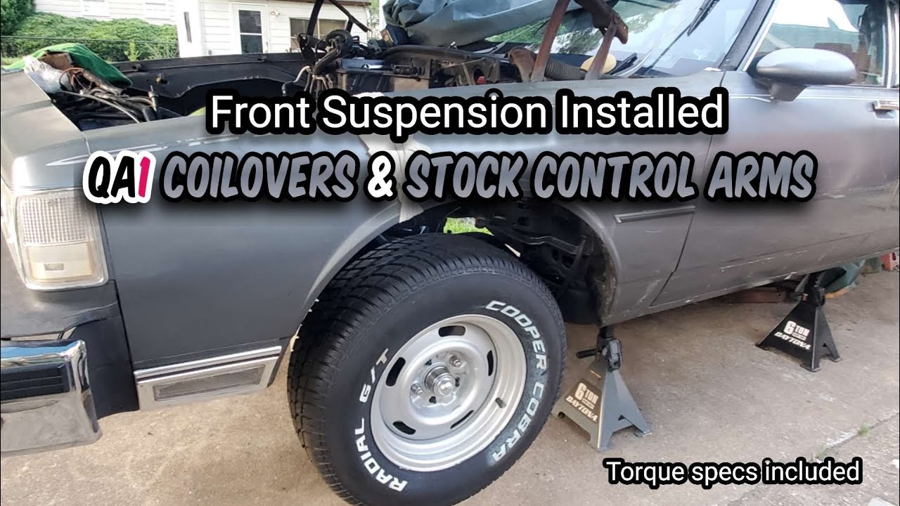 All new Front Suspension rebuild with Qa1 coilovers pt 11 Rebuild 88 Chevy Caprice