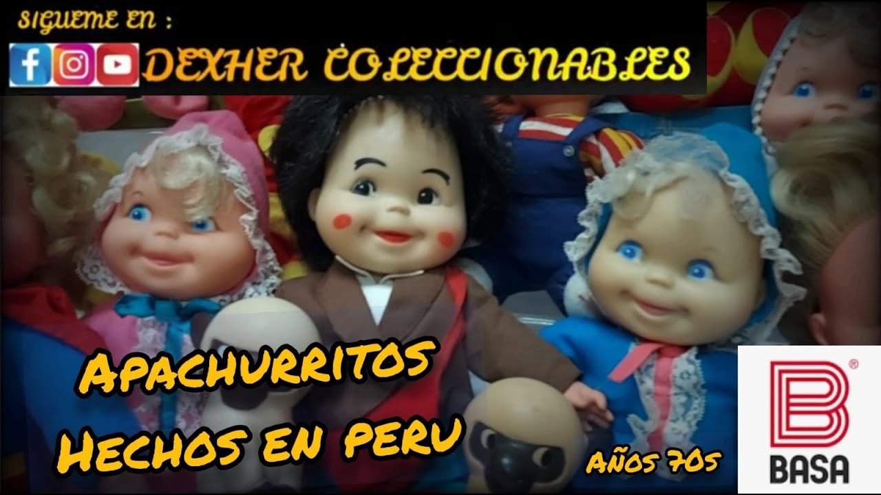 JUGUETE PERUANO - APACHURRITOS HECHOS POR INDUSTRIA PERUANA BASA