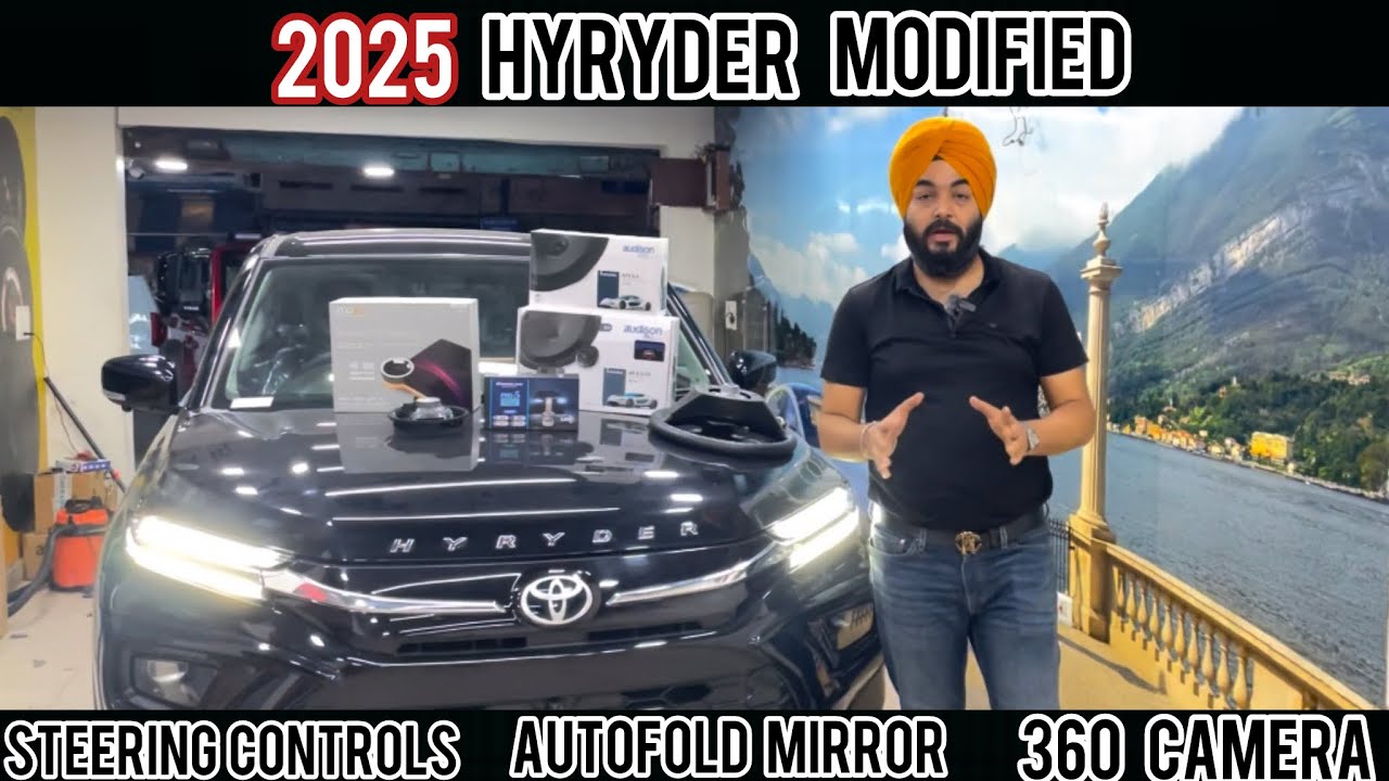 2025 TOYOTA HYRYDER BESE MODEL GOT STEERING CONTROL✅AUTOFOLD SIDE MIRROR✅AUDISON SPEAKERS✅360 camera