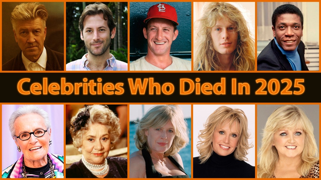 Celebrities That Passed Away In 2025 | #gonebutnotforgotten #inmemoriam #rip