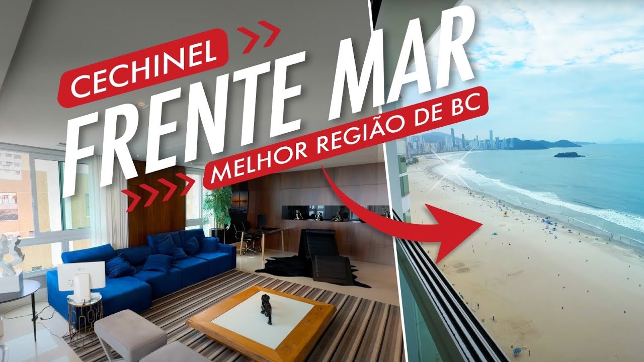 CECHINEL Frente Mar, na Melhor Região de BC, ao Lado do Passeio São Miguel - Catarina de Alexandria