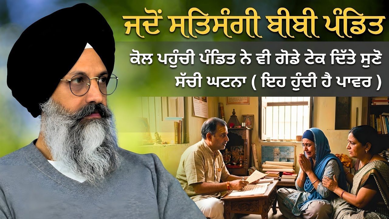 ਜਦੋਂ ਸਤਿਸੰਗੀ ਬੀਬੀ ਪੰਡਿਤ ਕੋਲ ਪਹੁੰਚੀ ਪੰਡਿਤ ਨੇ ਵੀ ਗੋਡੇ ਟੇਕ ਦਿੱਤੇ - ਸੁਣੋ ਸੱਚੀ ਘਟਨਾ (ਇਹ ਹੁੰਦੀ ਹੈ ਪਾਵਰ) ||