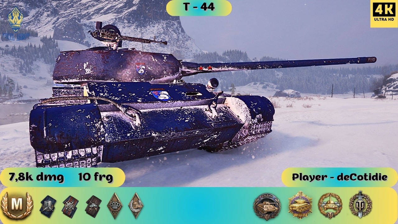 AGRESYWNY CARRY NA T-44! 🦾 10 FRAG&Oacute;W, OSTATNI POCISK &mdash; OSTATNI WR&Oacute;G! 🎯