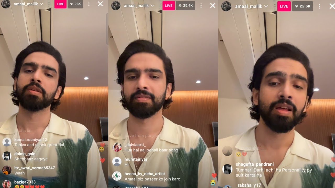 Amaal Malik 1st insta live After Bigg boss 19