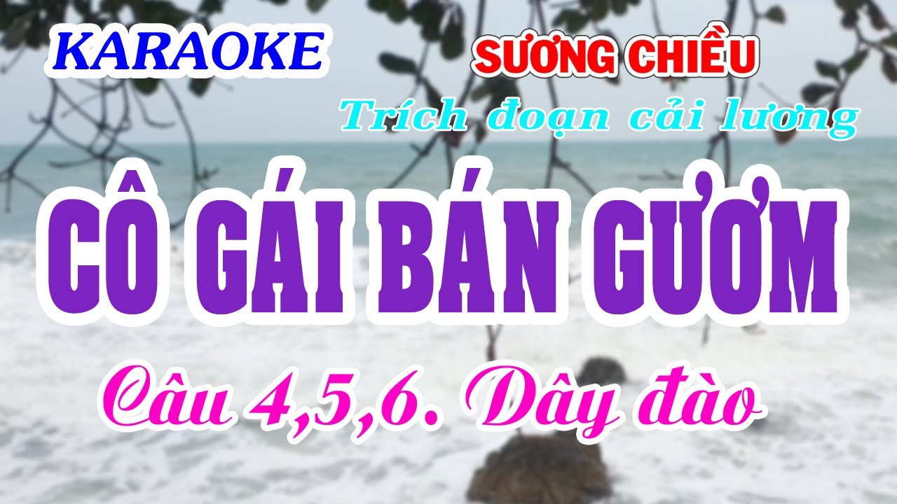 Karaoke _  Cô Gái Bán Gươm _  Dây Đào