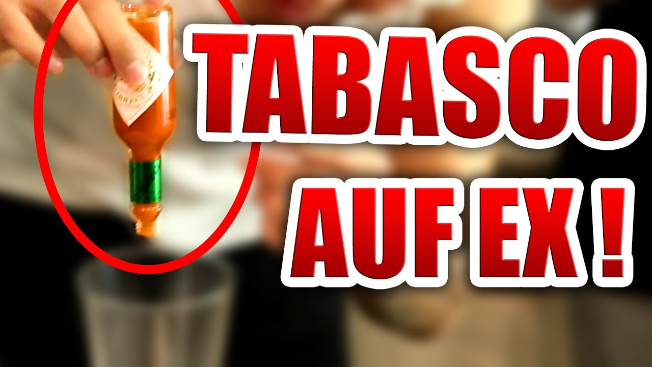 FLASCHE TABASCO AUF EX !!