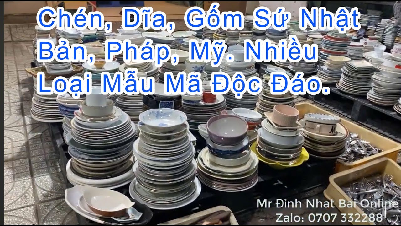 CHÉN DĨA GỐM SỨ NHẬT BÃI, NGUYÊN BẢN TỪ NHẬT BẢN, NHIỀU MẪU MÃ ĐỘC ĐÁO, TINH TẾ.