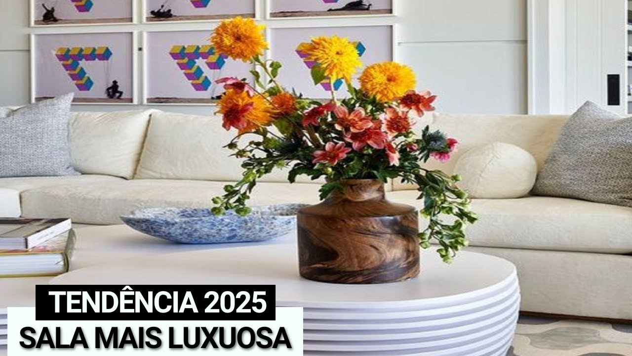 TENDÊNCIAS DE DECORAÇÃO DE PAREDE DE SALA ESTAR 2025 – Rizza Diniz