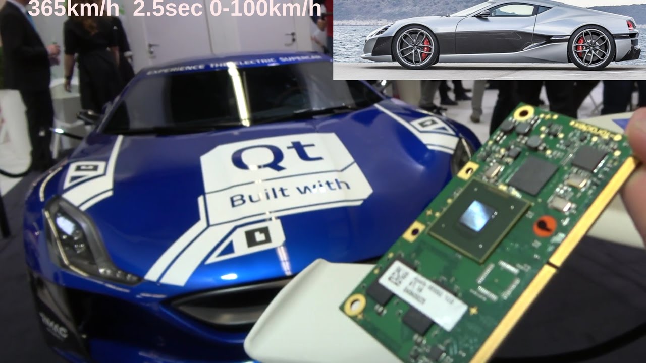 365km/h electric car, Rimac Concept One with Toradex Apalis Systems inside