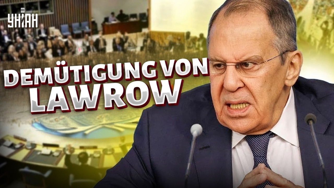 Lawrow wurde bei der UNO SCHÄDLICH BLOSSGESTELLT: Ein massiver Skandal um den russischen Minister