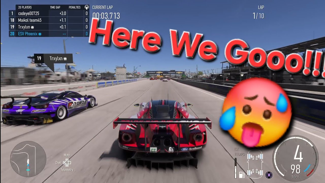TITANIC battle with Trxylxn from the back, to the front @ Sebring, GT2's (Forza Motorsport 2023)