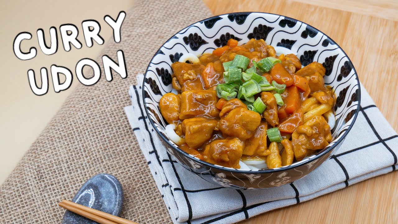 Curry Udon - Pasta giapponese con salsa CREMOSA al curry, carne e verdure | Cookingdada