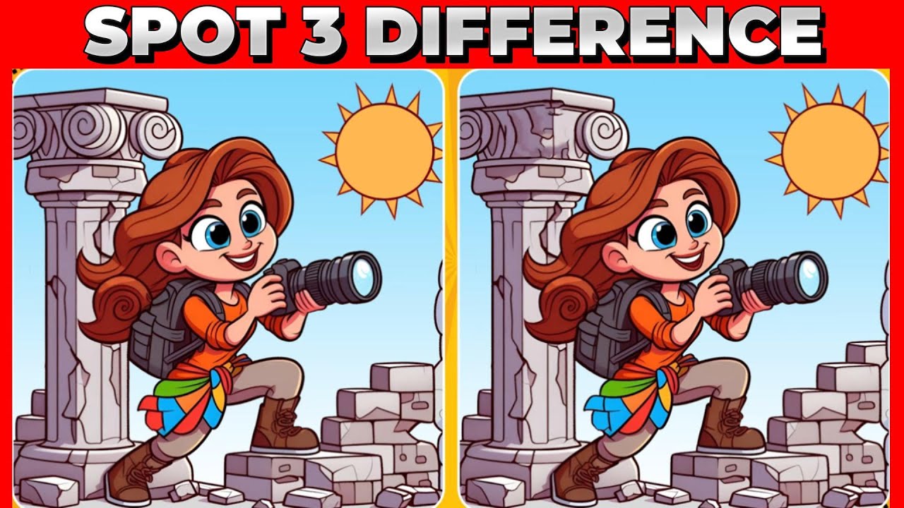 Impossible Challenge! Find 3 Differences Before Time Runs Out ⏳ | Dream Line Studio 9