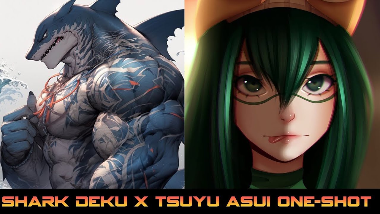 Shark Deku x Tsuyu Asui II One-shot II Deku Texting Story II MHA