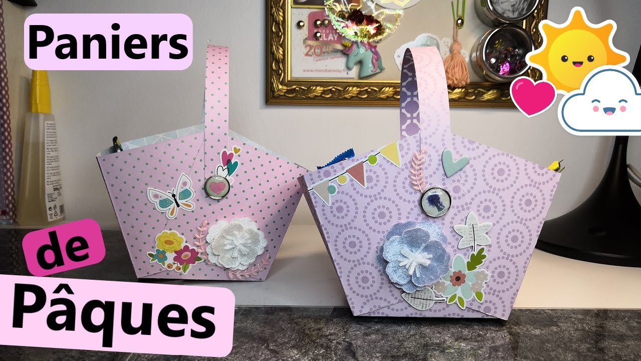 Panier de Pâques en papier ♥