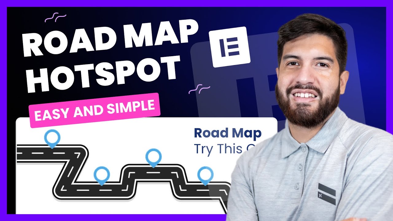 Create a Roadmap with Hotspot Widget in Elementor Pro | Web Design Ideas
