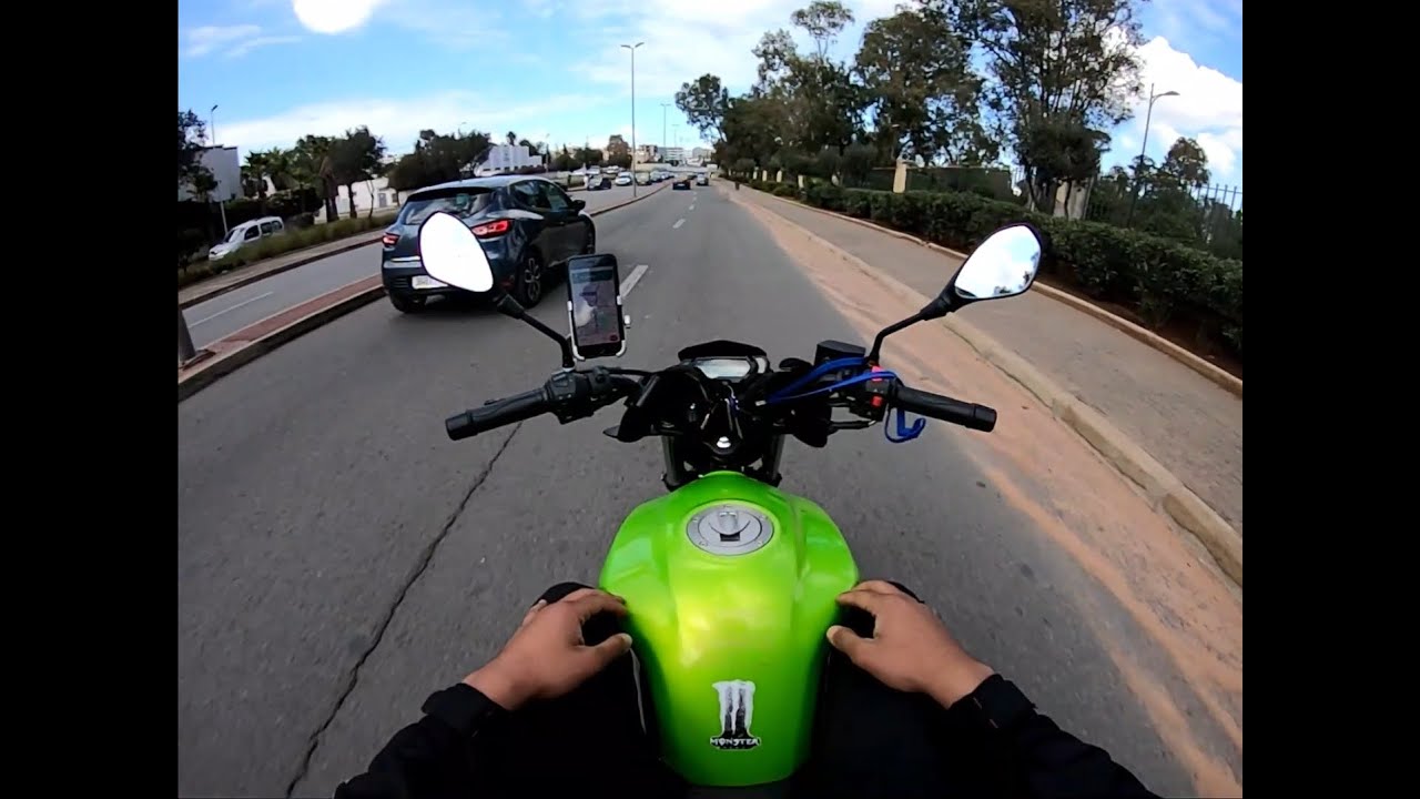 ☀️🏍️ QJ Motor NX 150 POV: Casablanca vibes and pure exhaust symphony! #pure_sound