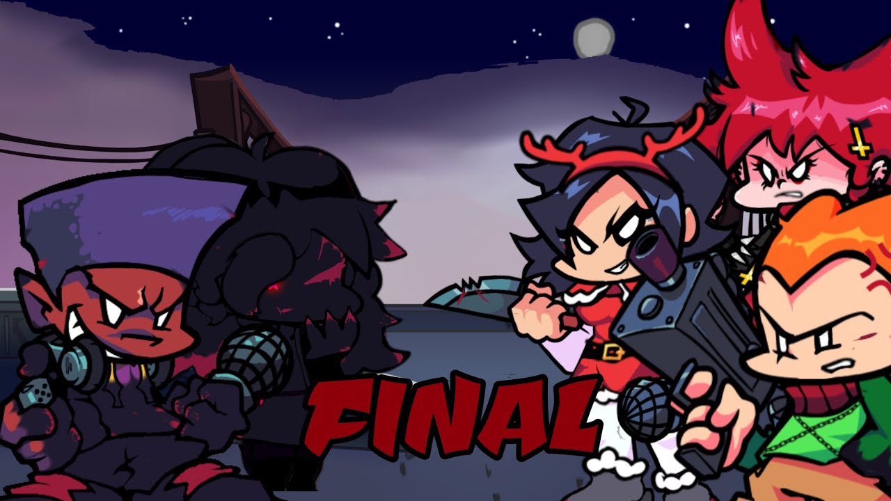 Fnf Corruption: Darkrune era Evil Darnell Vs Pico (Final battle!)