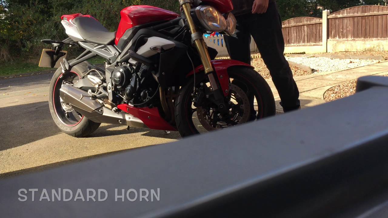 Denali Soundbomb Comparison - Triumph Street Triple