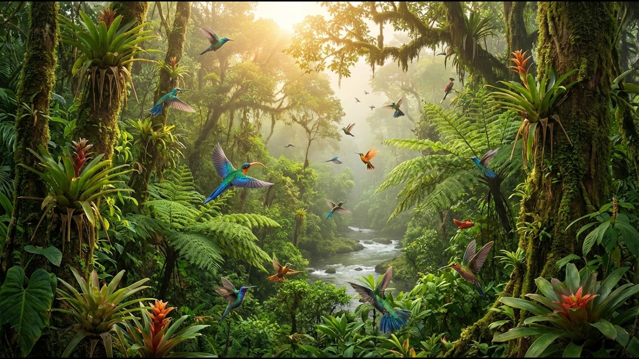 Amazon Rainforest Birds in 4K HDR | A Living Jungle Symphony