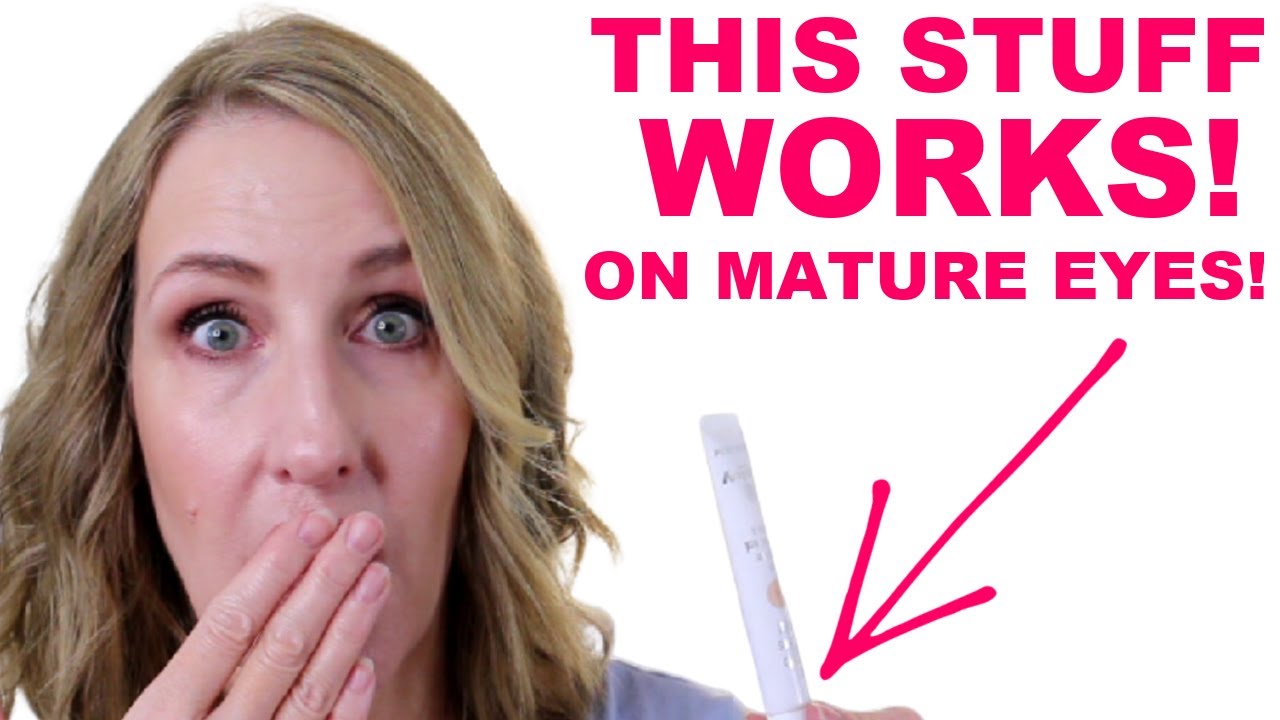 YOU will NEVER buy another CONCEALER AGAIN NO MORE CREASING OR SETTLING MATURE EYES