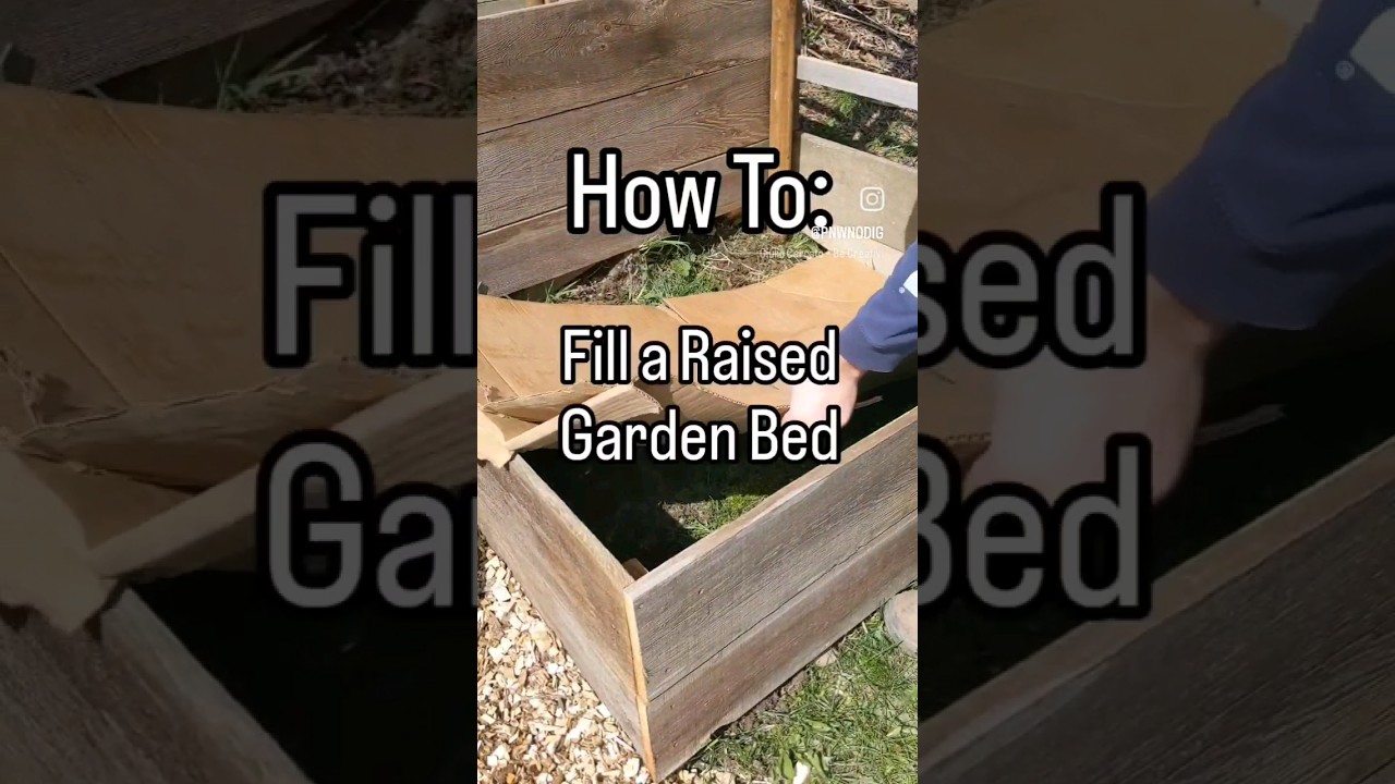 How To: Fill a Raised Garden Bed