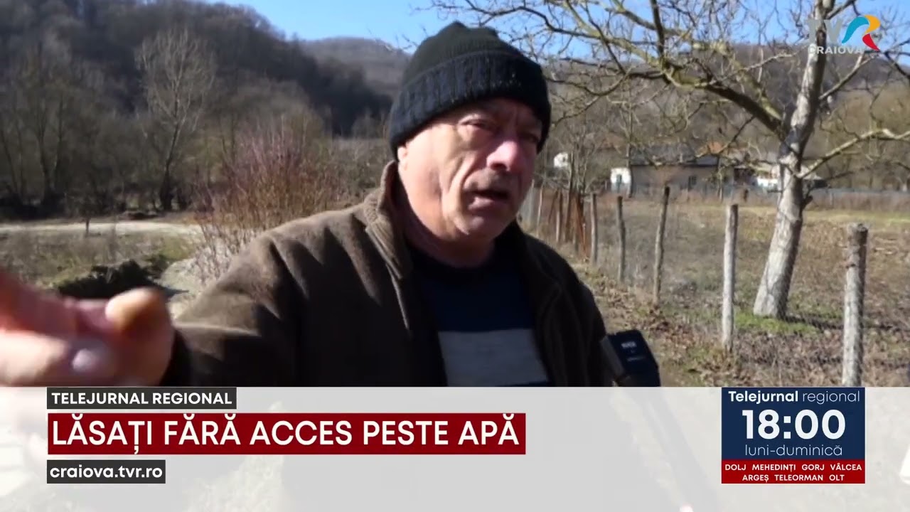 LĂSAȚI FĂRĂ ACCES PESTE APĂ