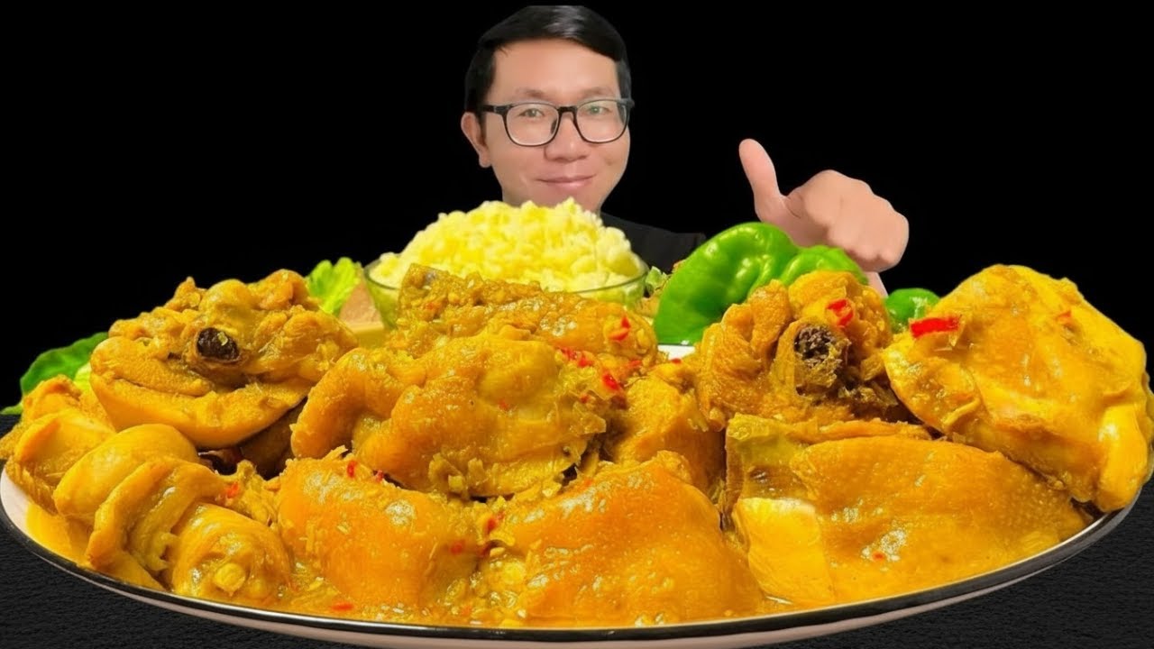 🔥 Spicy Lemongrass Chicken Mukbang | Gà kho sả ớt – Đậm vị bữa cơm nhà Việt