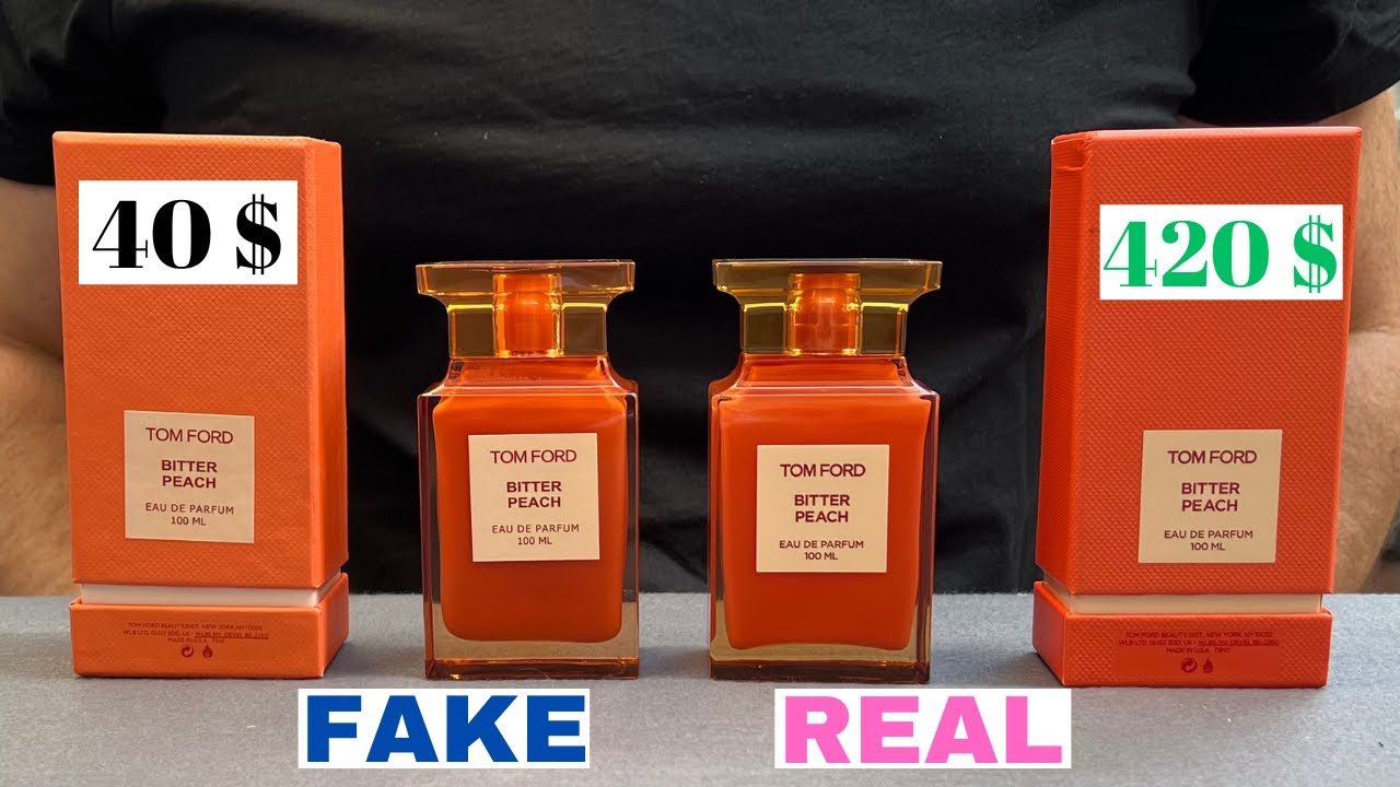 Fake vs Real Tom Ford Bitter Peach Perfume 100 ml