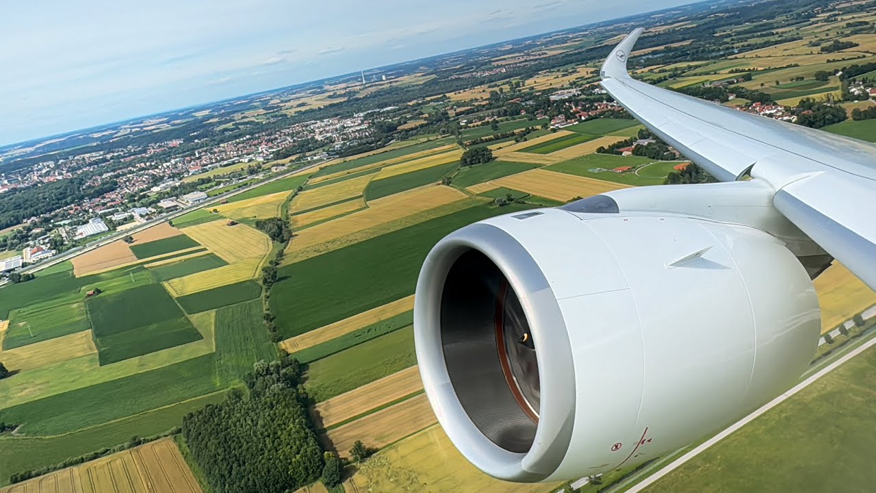 TAKEOFF | Lufthansa A350-900 | Munich (MUC) | RWY 26R