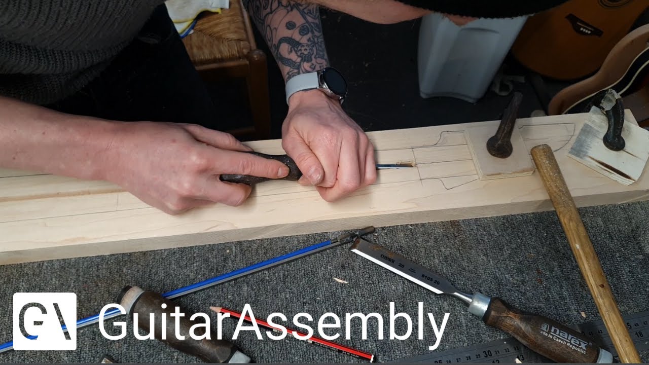 How to Rout a Truss Rod Channel #guitarassembly