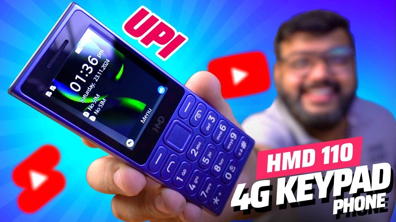 I Bought HMD 110 4G Keypad Phone with UPI - REAL TRUTH!! 🤔 Best Keypad Phone with YouTube!