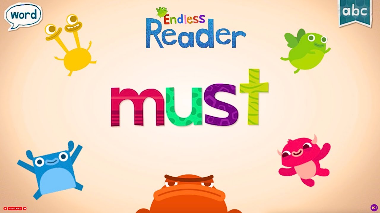 Endless Reader: Meet the Word 'MUST' - Your Key to Mastering Sight Words