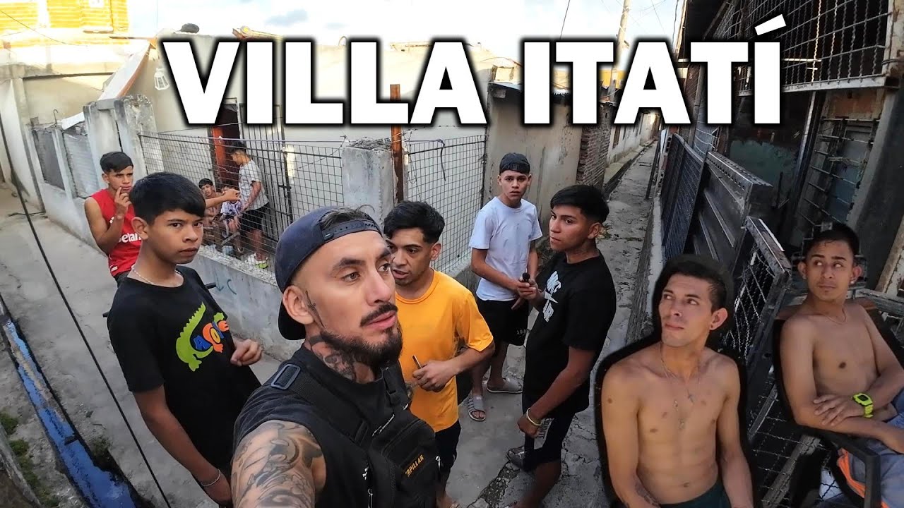 Corres PELIGRO si venís a grabar acá. VILLA ITATÍ la más grande de zona sur.