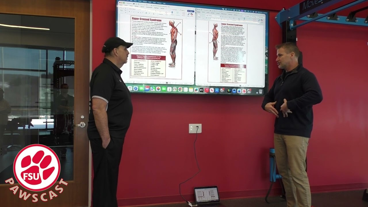 Upper and Lower Crossed Syndrome Exercise Lab Frostburg State ft. John Wright PAWSCAST Season 5 Ep 2