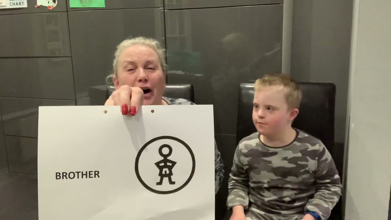 Makaton for ‘BROTHER’