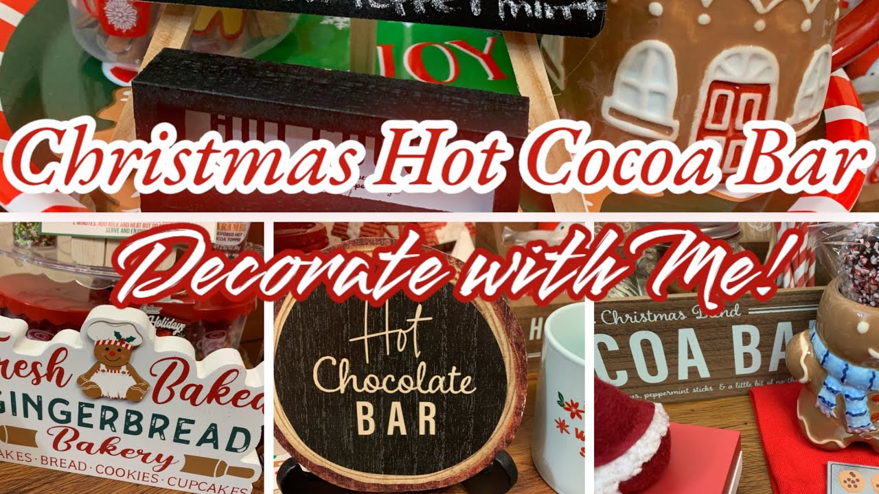Hot Cocoa Bar Christmas 2022 | First Collab | Decorate With Me