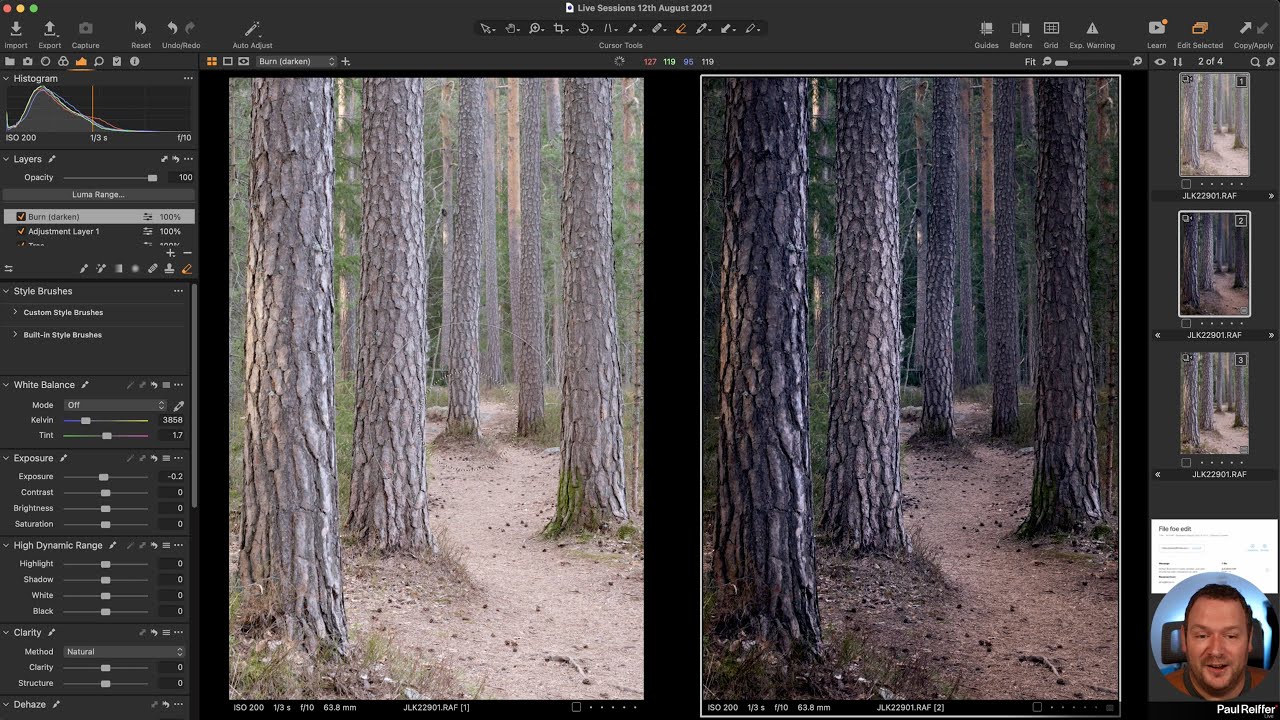 Live Editing Sessions - Capture One 12th August 2021 (HDR Recovery, Crop, Contrast, Brush, Grading)