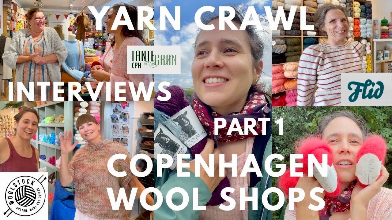Interviews with knitting shop owners in Copenhagen, Denmark - YARN CRAWL with Calypso PART 1