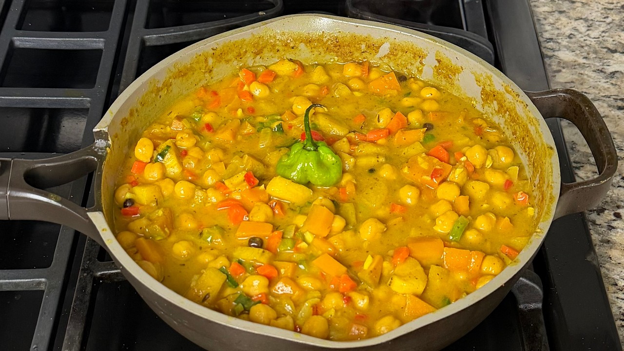 Jamaican Curry Chickpeas
