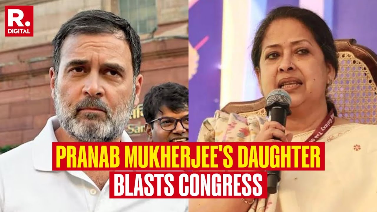 Mukherjee&rsquo;s daughter slams Congress over Manmohan Singh Memorial Row