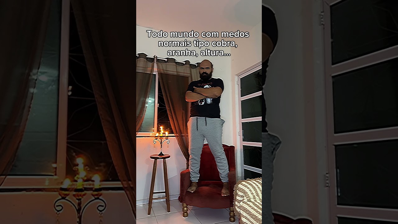 Mais algu&eacute;m tinha medo dessa coisa? 💀