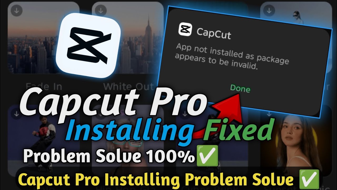 Capcut App Not Installed As package | Capcut App Not Installing Problem | Capcut Installing Fix✅