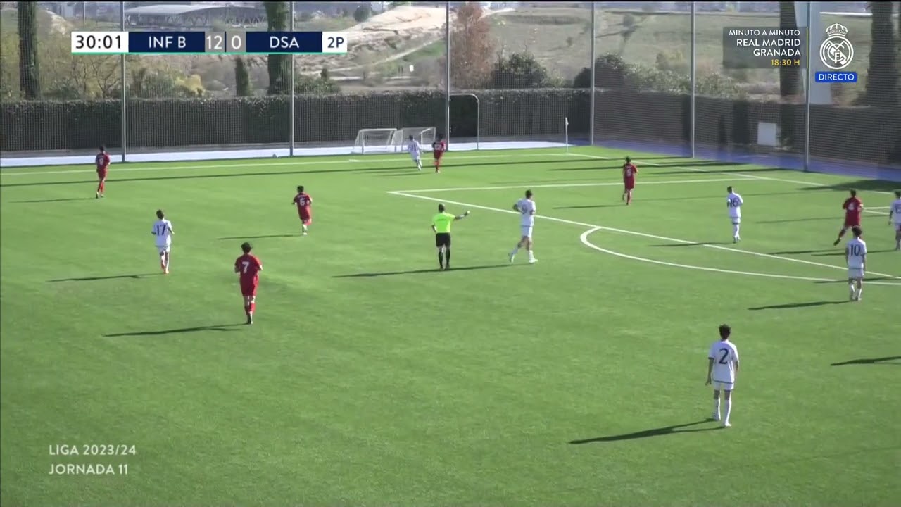 Real Madrid Infantil B vs CD Dosa 2ºparte  2 Dic 2023 Fútbol Liga 23 24