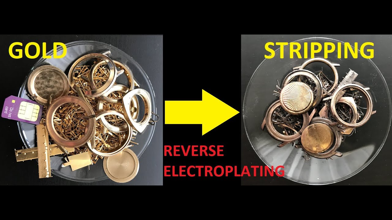 Gold Recovery with Reverse Electroplating - Part 1 Gold Stripping