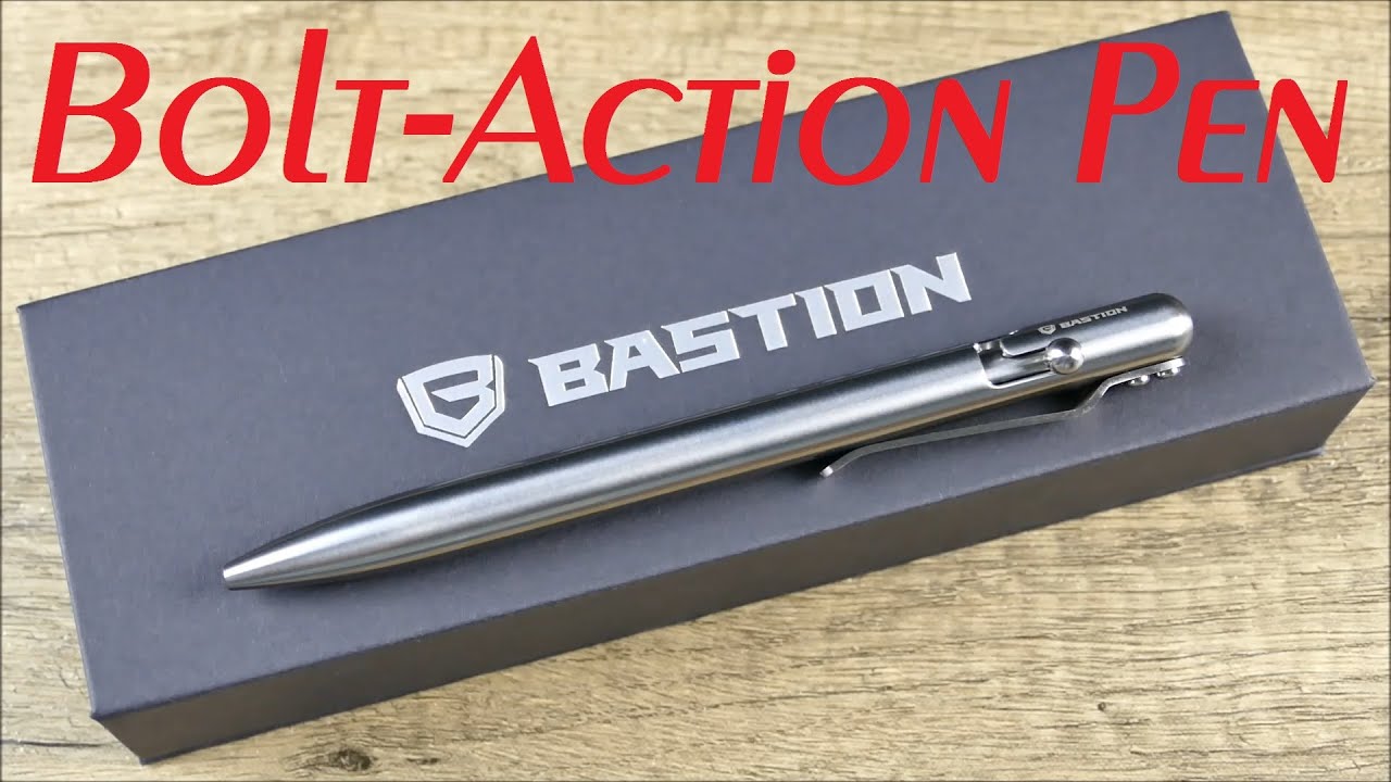 On Point EDC: Bastion – Slim Bolt Action Pen Review; Solid Titanium, Solid Offering?